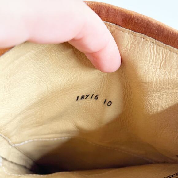 FRYE Phillip Knee High Leather Harness Equestrian Riding Boots Brown 7 - Picture 8 of 8